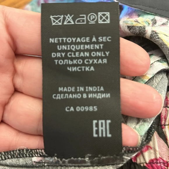 Isabel Marant Etoile Women’s 38, US 6 Benton Trousers Pull-on Floral Soft Rayon - Picture 8 of 8